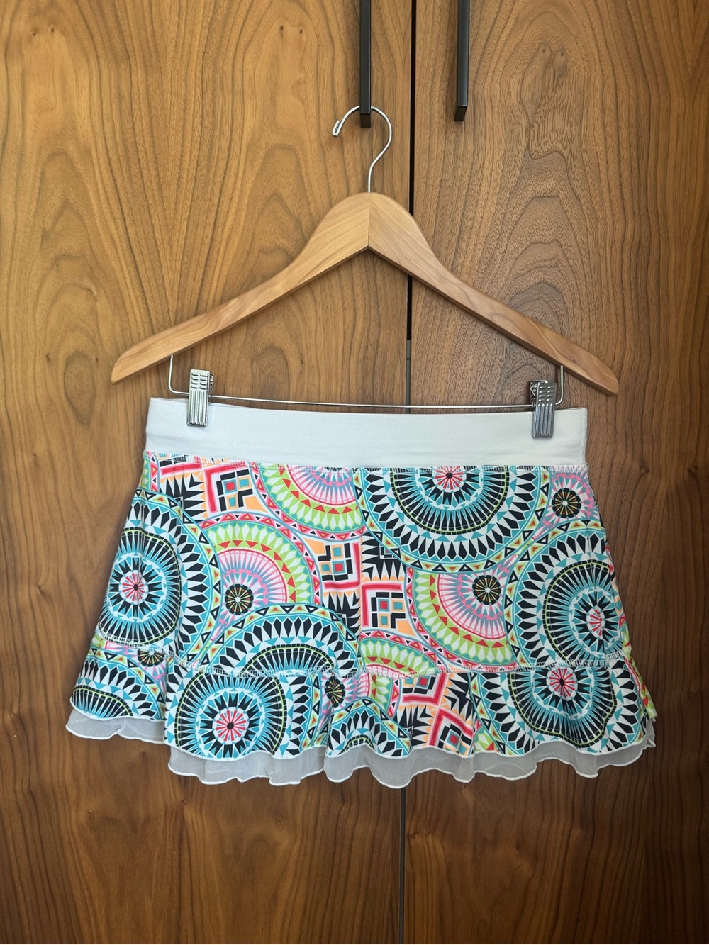 Sofibella 12” Tennis Skirt with White Ruffle